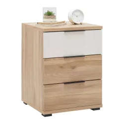 Nachtkästchen Rabina Eichefarben/kaschmir 46/61/42 cm Eichefarben, Kaschmir 