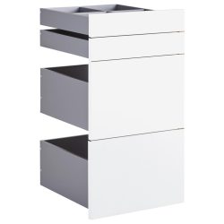 Schubladenset Unit In Weiss 