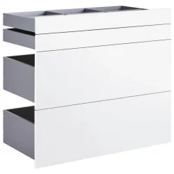 Schubladenset Unit In Weiss 