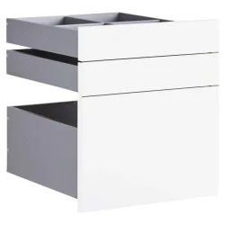 Schubladenset Unit In Weiss 