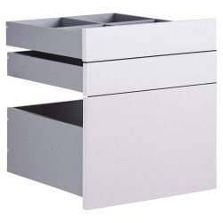 Schubladenset Unit In Hellgrau 