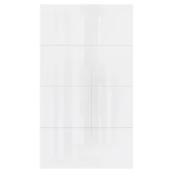 Frontpaneel Unit In Weiss Weiss Hochglanz 