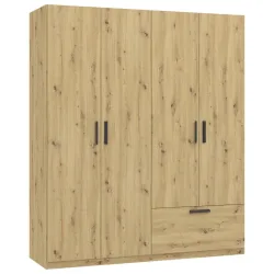 Drehtürenschrank Milos Eiche Artisan 180/210/54 cm Eiche Artisan 