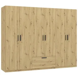 Drehtürenschrank Milos Eiche Artisan 270/210/54 cm Eiche Artisan 