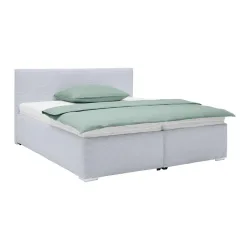 Polsterbett Lesia Graublau Ca. 160x200cm 160/200 cm Graublau 