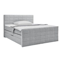 Boxspringbett Damon In Grau Ca. 180x200cm 180/200 cm Grau 