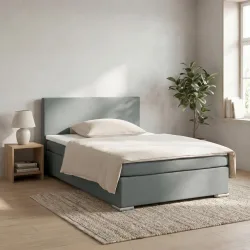 Boxspringbett Mira 2 Graphitfarben Ca. 120x200cm 120/200 cm Graphitfarben 