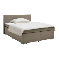 Boxspringbett Mira 2 Taupe Ca. 180x200cm 180/200 cm Taupe 