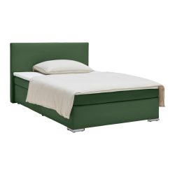 Boxspringbett Mira 2 Dunkelgrün Ca. 140x200cm 140/200 cm Dunkelgrün 