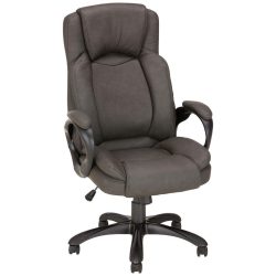 Chefsessel In Grau Lederlook Grau 