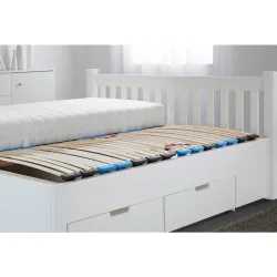 Lattenrost Ca. 90x200cm 90/200 cm Mittelzone verstellbar, Birke 