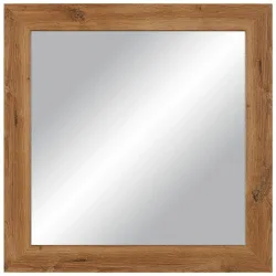 Wandspiegel Tina Ca. 51x51x3,5cm 51/51/3,5 cm , Eichefarben 