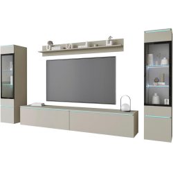 Wohnwand Vera Ii Beige, Kaschmir 