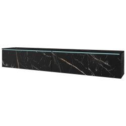 Lowboard D180 Steinoptik San Sebastian Graphitfarben 