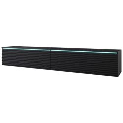 Lowboard D180 Schwarz B: 180 Cm Schwarz 