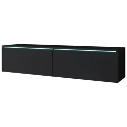 Lowboard D140 Graphit Graphitfarben 