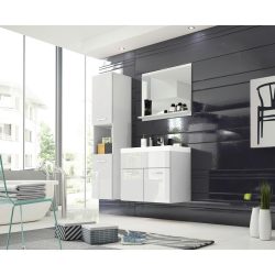 Badezimmer Montreal Weiss Matt/weiss 