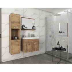 Badezimmer Montreal Kastanieneichefarben 