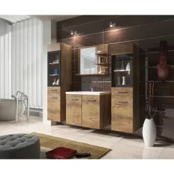 Badezimmer Madrit Kastanie/eichefarben 