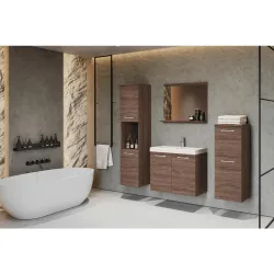 Badezimmer Malo Villa Nussbaum 140/133/35 cm 