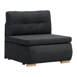 Schlafsessel Modena In Schwarz Schwarz Textil 