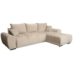 Ecksofa Bonn Chenille Beige 