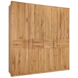 Drehtürenschrank In Eichefarben 206/223/63 cm Eichefarben 