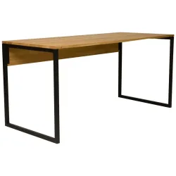 Schreibtisch Albero Naturfarben/schwarz Naturfarben 