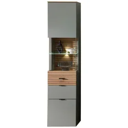 Vitrine Memphis Grün/eiche Artisan 45/200/36 cm , 