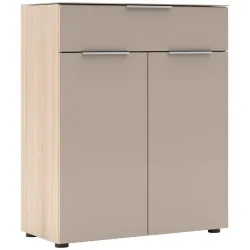 Schuhschrank Siena Eichefarben/kaschmir 80/99/41 cm 