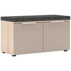 Garderobenbank Siena Eichefarben/kaschmir 90/51/41 cm 