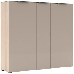 Schuhschrank Siena Eichefarben/kaschmir 136/125/41 cm 