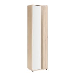 Garderobenschrank Pisa Taupe/eichefarben 55/202/38 cm 