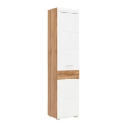 Garderobenschrank In Weiss/eichefarben 46/200/40 cm 