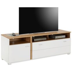 Tv-element In Eichefarben Weiss, Eichefarben 