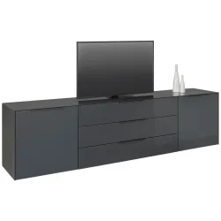 Tv-element In Anthrazit Anthrazit 235/63/45 cm 