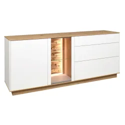 Tv-element Halvar Weiss/eiche Artisan Weiss, Eiche Artisan 169/71/42 cm 