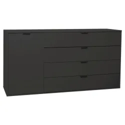 Sideboard Bounty Anthrazit  168/87/45 cm 4 Schublade(n) 
