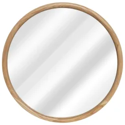 Spiegel Suri Naturfarben 65/65/3 cm , Naturfarben 