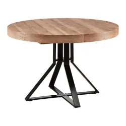 Ausziehtisch Louna Louna Metall 120-160/120/76 cm 