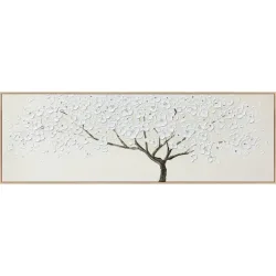 Leinwandbild Airy Schwarz/grauweiss Ca. 150x50cm 150/50/3,6 cm 