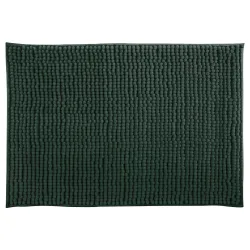Badteppich Chenille Grün | 50 × 80 cm