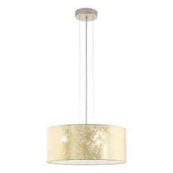 Eglo Pendellampe Viserbella Beige Stahl 53 cm 110 cm - Farbe: champagner - Pendellampe