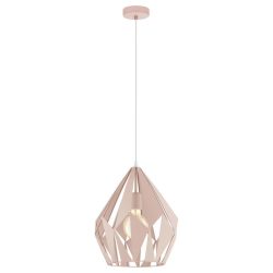 Eglo Pendellampe Carlton-P Orange Stahl 31 cm 150 cm - Farbe: apricot - Pendellampe