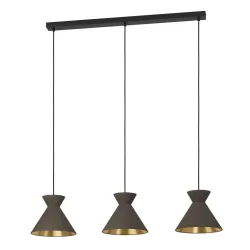 Eglo Pendellampe Nastasia Schwarz Stahl 24 cm 110 cm - Pendellampe