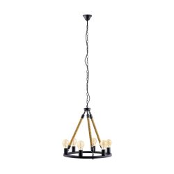 Eglo Pendellampe Findlay Schwarz Stahl 150 cm - LED - Pendellampe- LED Energiesparlampe