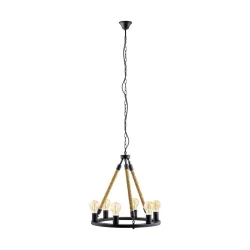 Eglo Pendellampe Findlay Schwarz Stahl 150 cm - LED - Pendellampe- LED Energiesparlampe