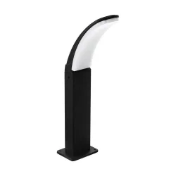 Eglo Aussensockelleuchte LED Fiumicino Schwarz-Weiss | 45 × 10 cm