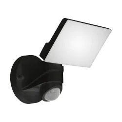 Eglo Wandlampe aussen Pagino Schwarz Kunststoff 26 cm - LED - Lichtfarbe: Tageslichtweiss - Wandlampe aussen- LED Energiesparlampe