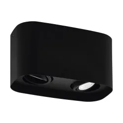 Eglo Deckenlampe Caminales-Z Schwarz Stahl 12.5 cm 12 cm - LED - Deckenlampe- LED Energiesparlampe